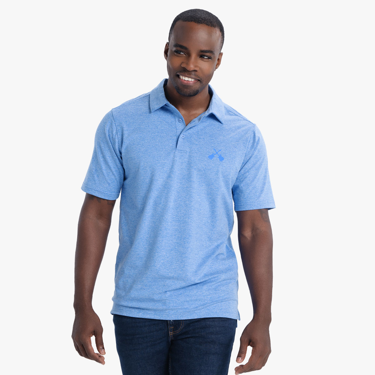 Cross Guitars Velocity Polo in Electric Blue image number 1