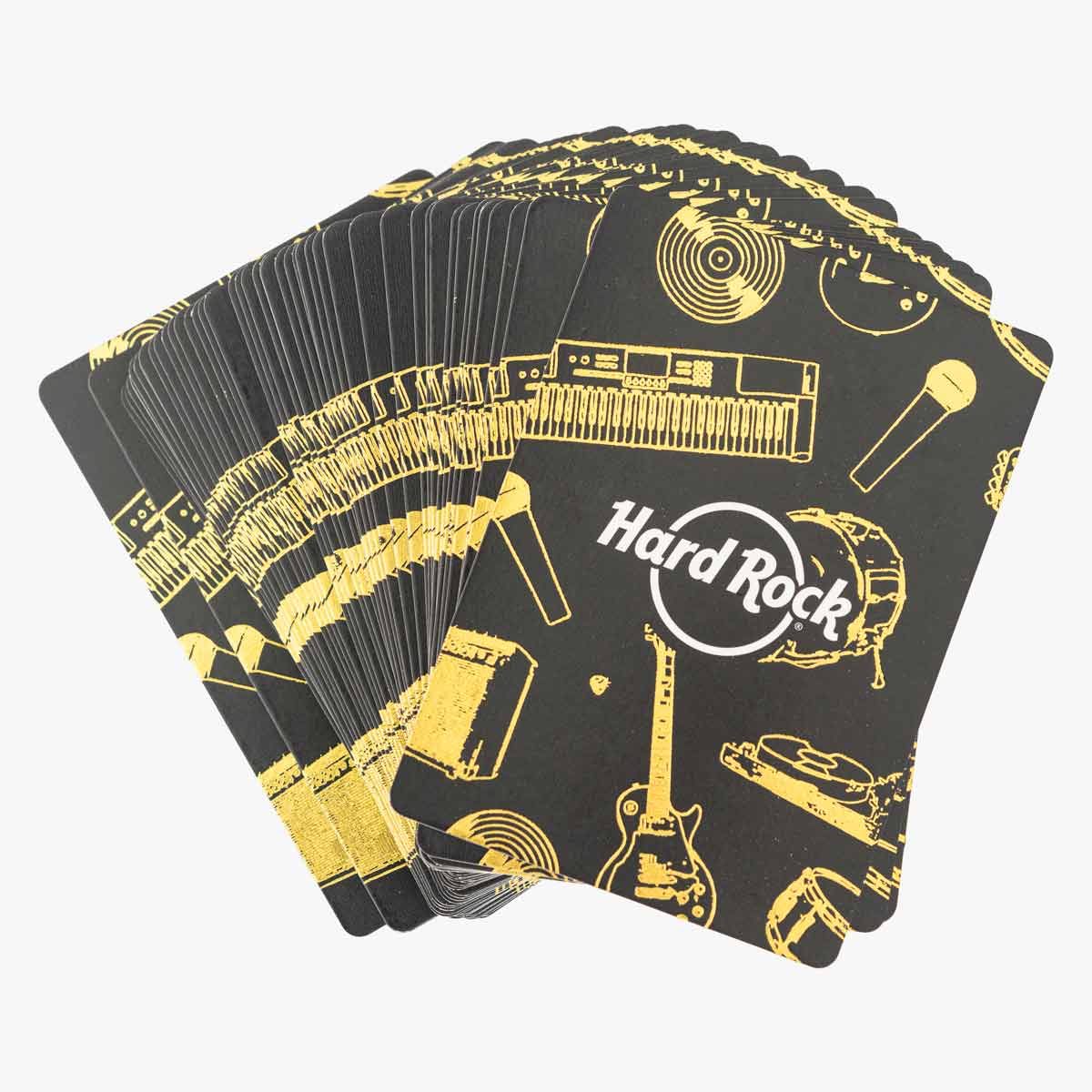 Hard Rock Metallic Tin Poker Set image number 3