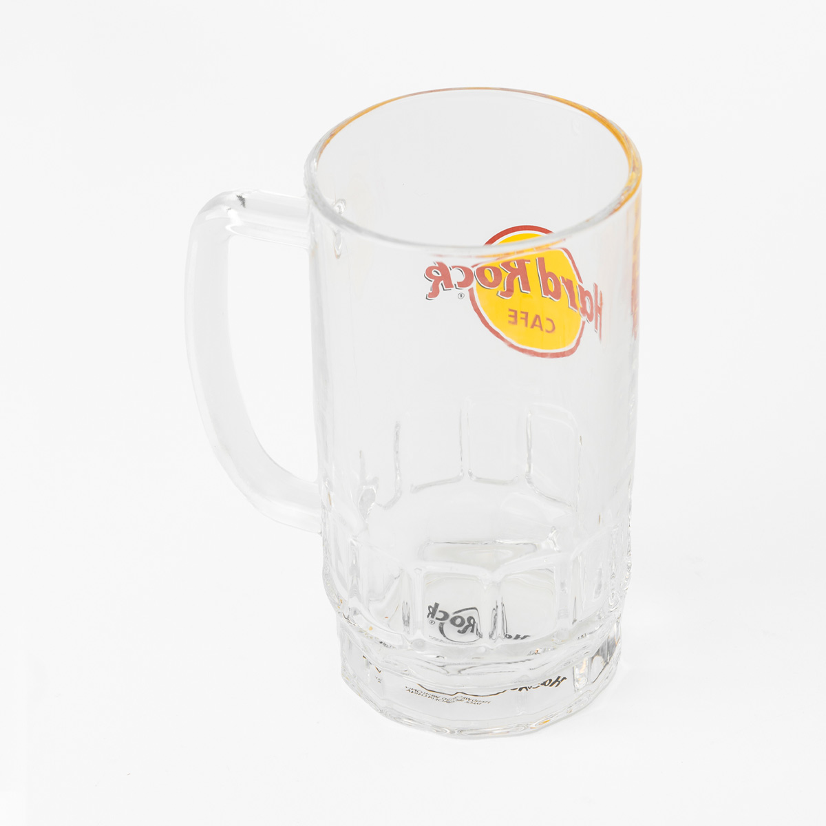 Hard Rock Cafe Logo Glass Pint Stein with Handle image number 4