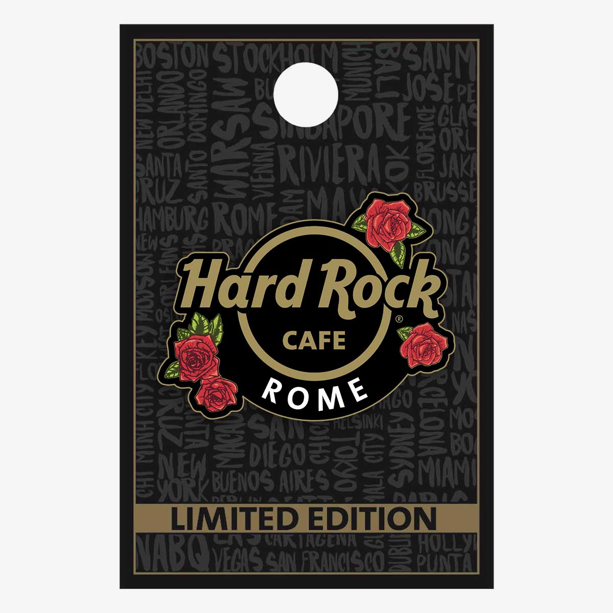 Collectible Floral Logo Pin image number 2