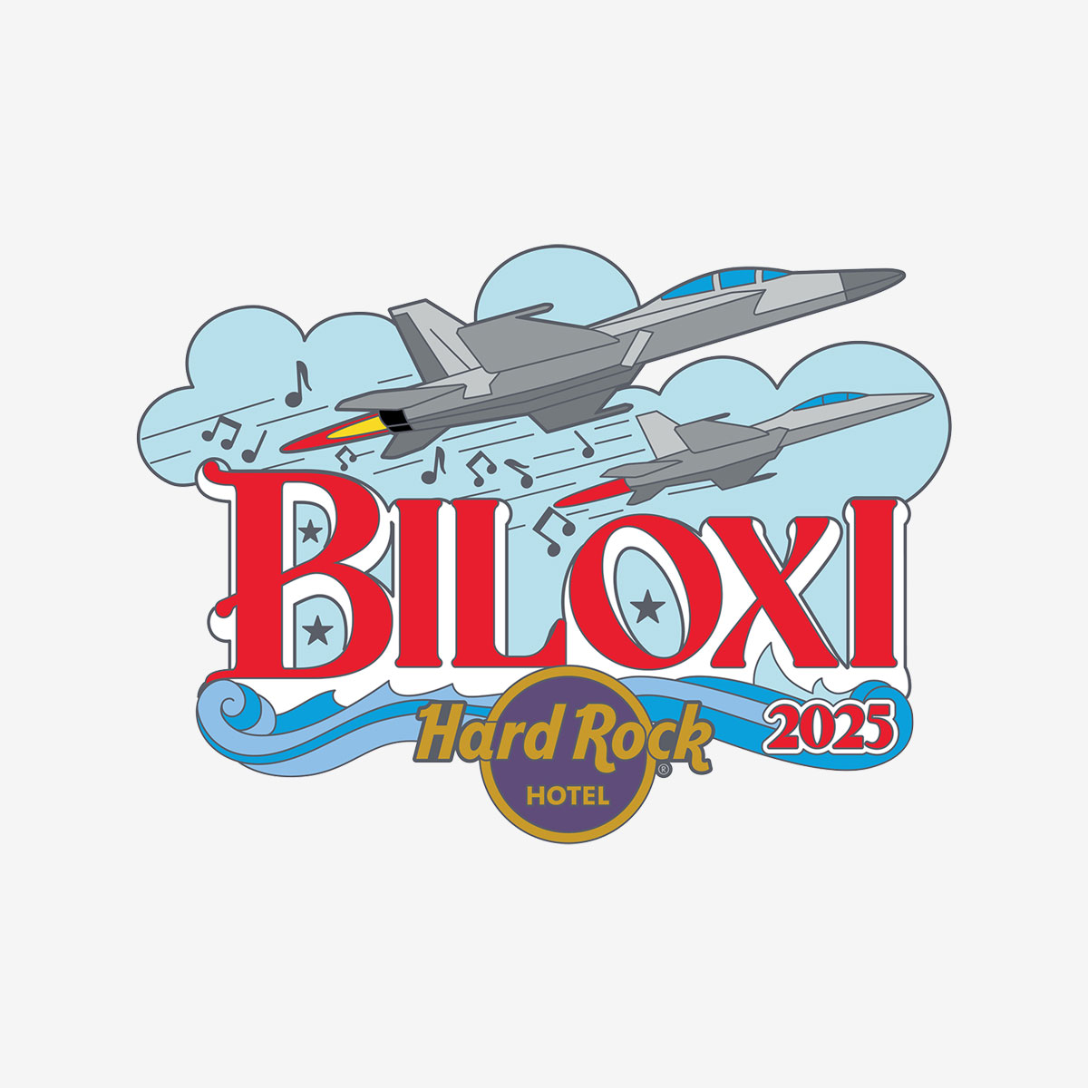 Collectible Biloxi In The Clouds Pin image number 1