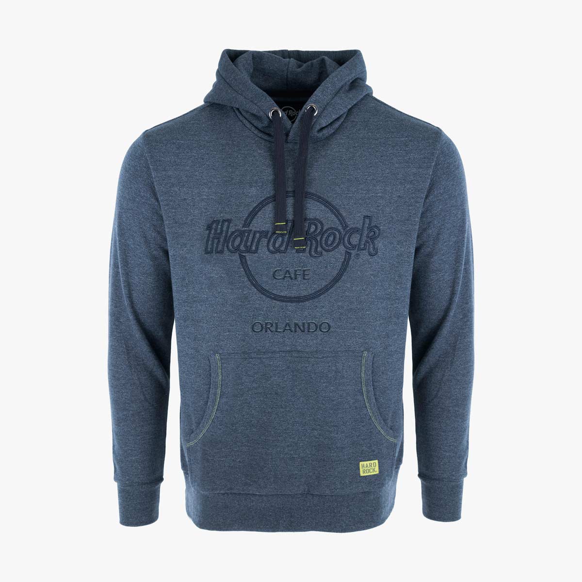 Adult Fit Raised Embroidered Logo Hoodie in Denim Blue image number 1