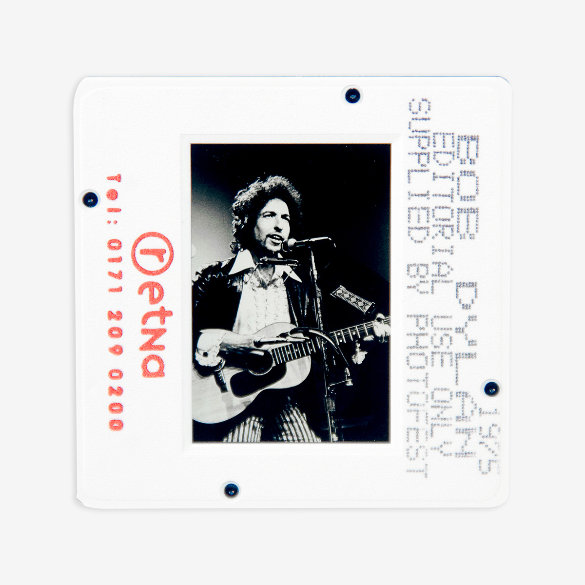 Bob Dylan Boxed Original 35MM Photograph in Acrylic Case image number 1