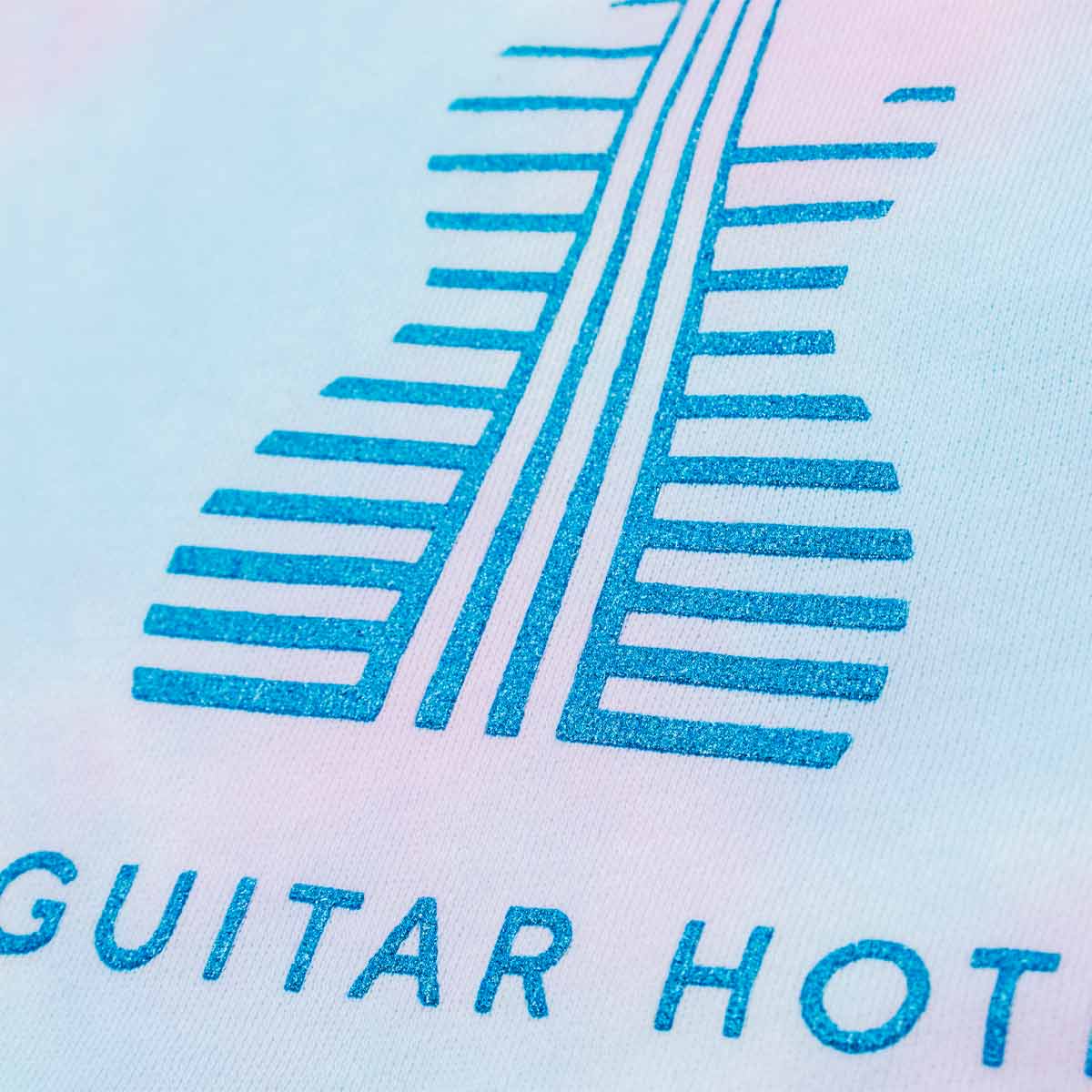 Guitar Hotel Cotton Candy Cropped Sweatshirt image number 2