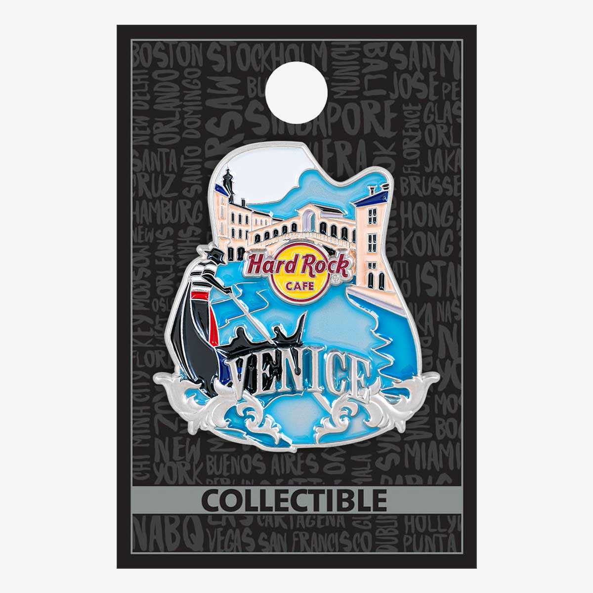 Collectible 3D Core City Guitar Pin image number 2