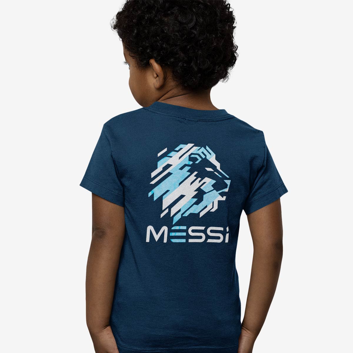 Messi Youth Fit Navy Tee image number 1
