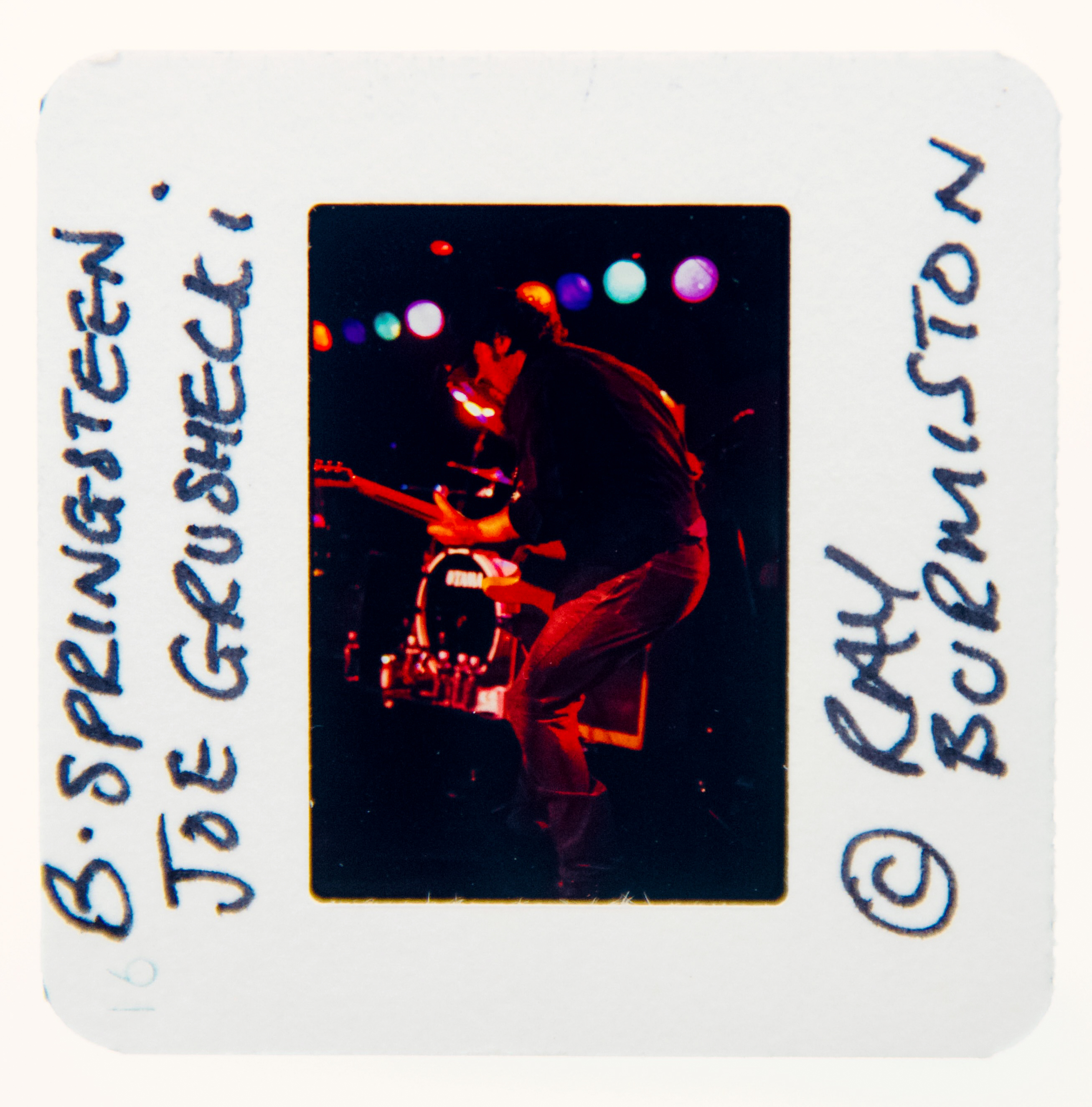 Bruce Springsteen Boxed Original 35MM Photograph in Acrylic Case image number 1