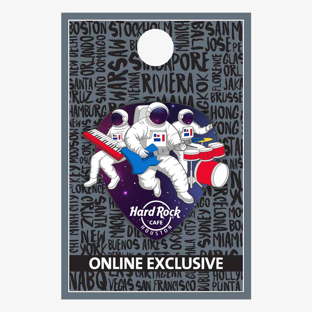 Online Exclusive Houston Astronaut Band Pin image number 2