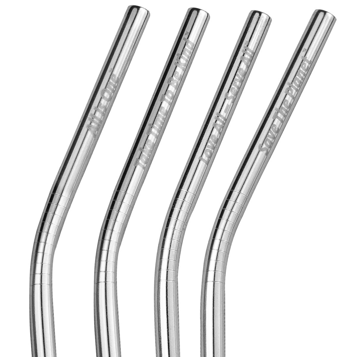 Save the Planet Stainless Steel Straw Set image number 2