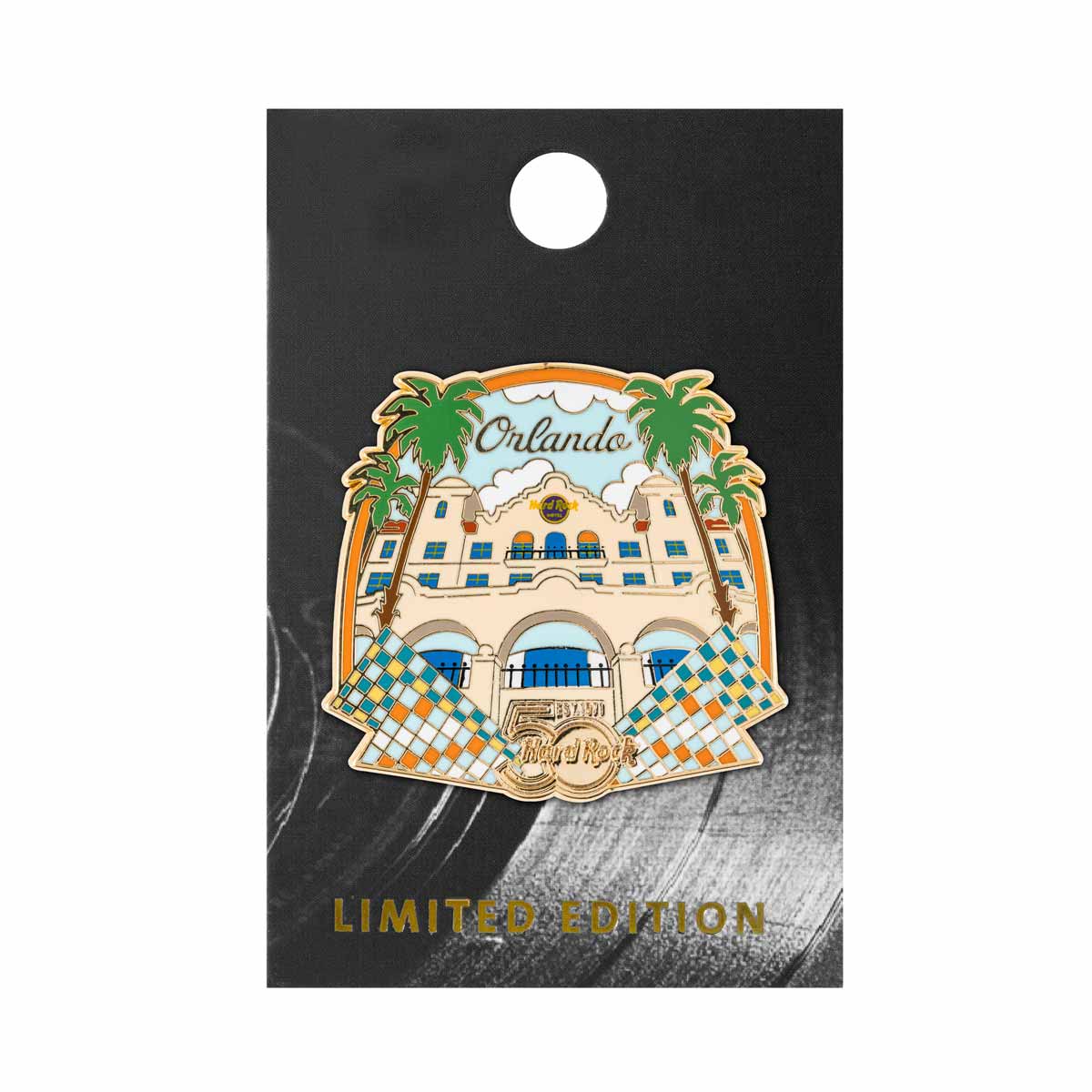 50th Anniversary Core Orlando Hotel Facade Pin image number 2