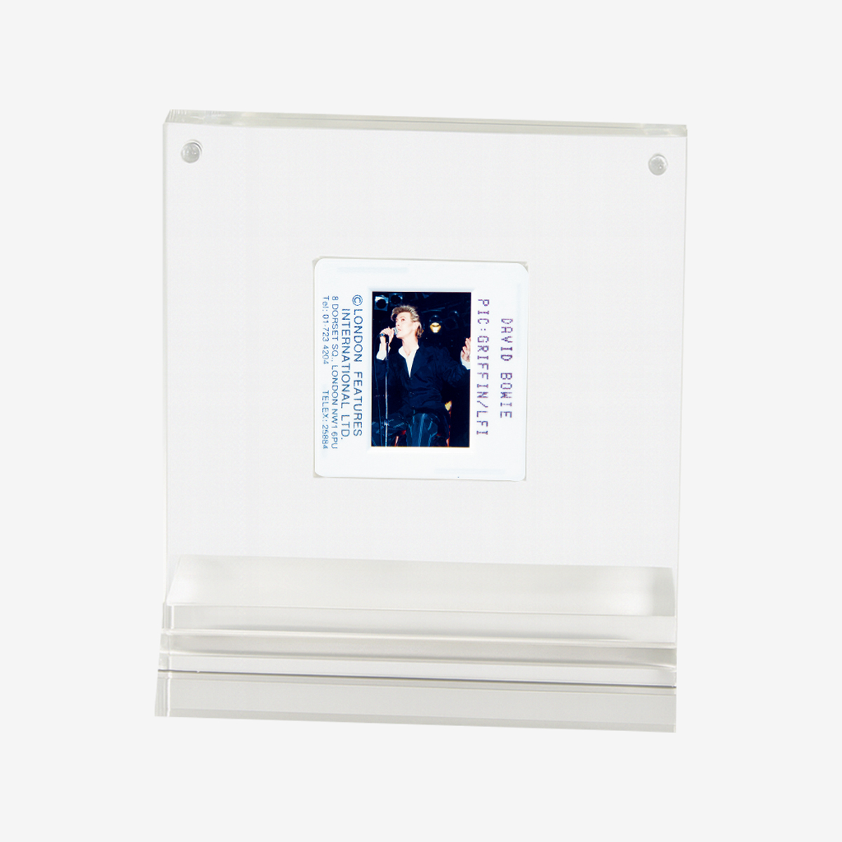 David Bowie Boxed Original 35MM Photgraph in Acrylic Case image number 2