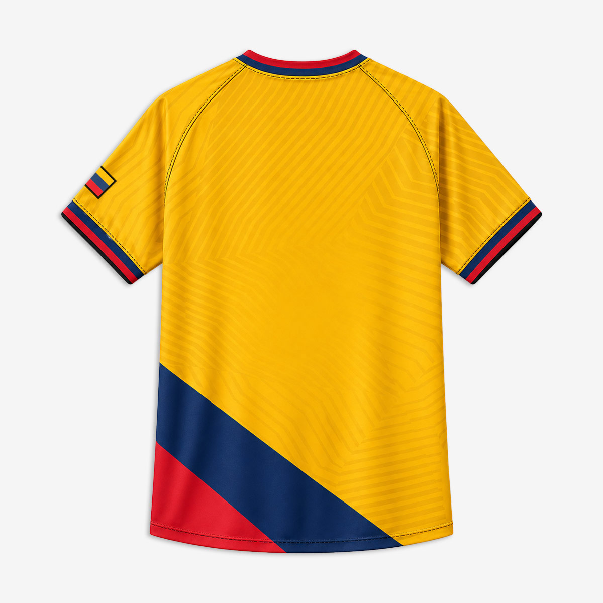 Colombia Soccer V-Neck Tee in Yellow image number 2