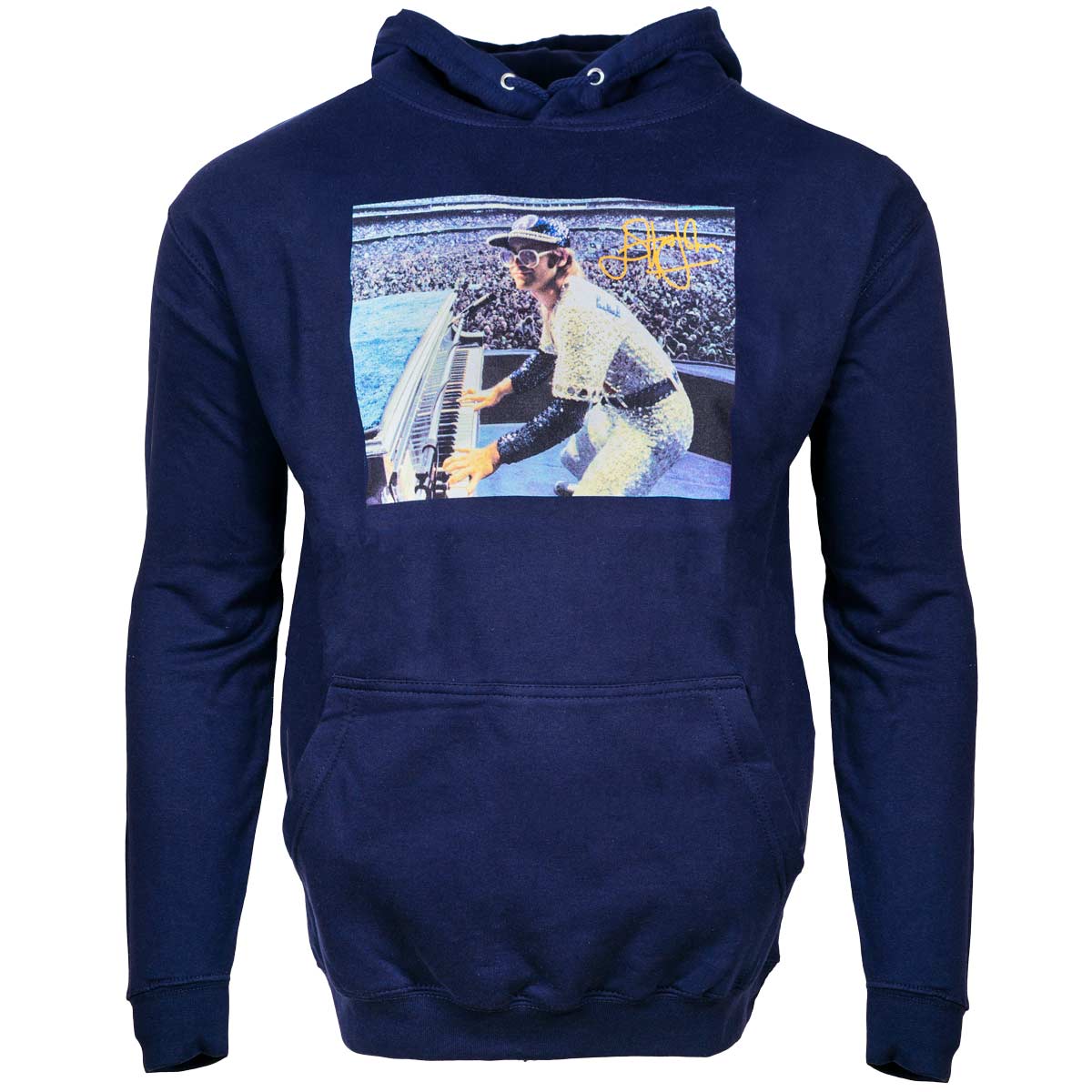 Elton John Autographed Dodgers Uniform Hoodie image number 4