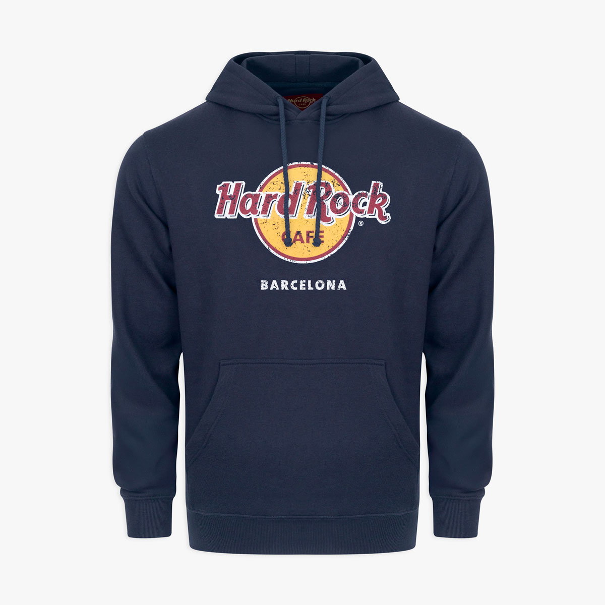 Adult Fit Classic Logo Hoodie in Navy Blue image number 1