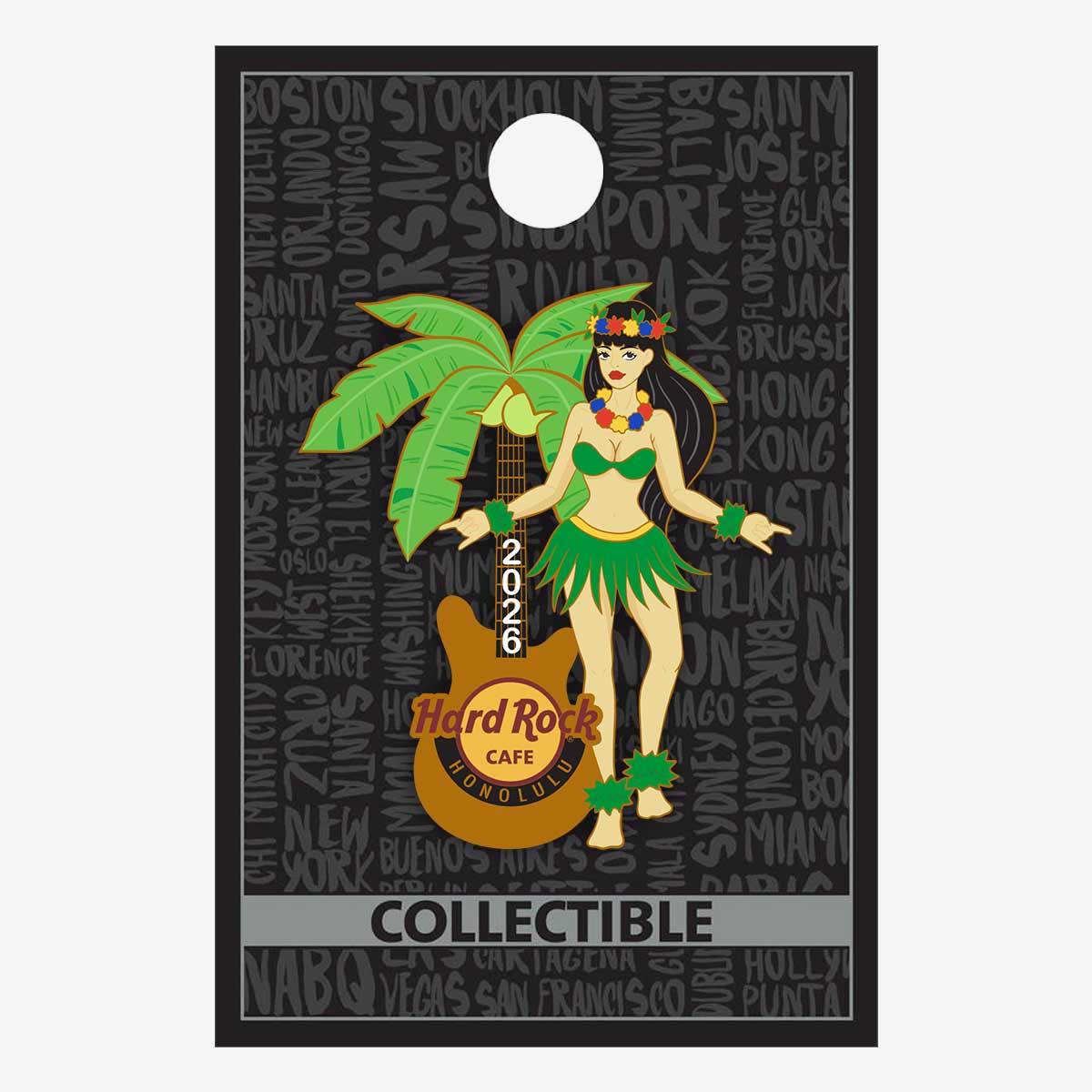 Limited Edition Honolulu Hula Kane 2026 Pin image number 2