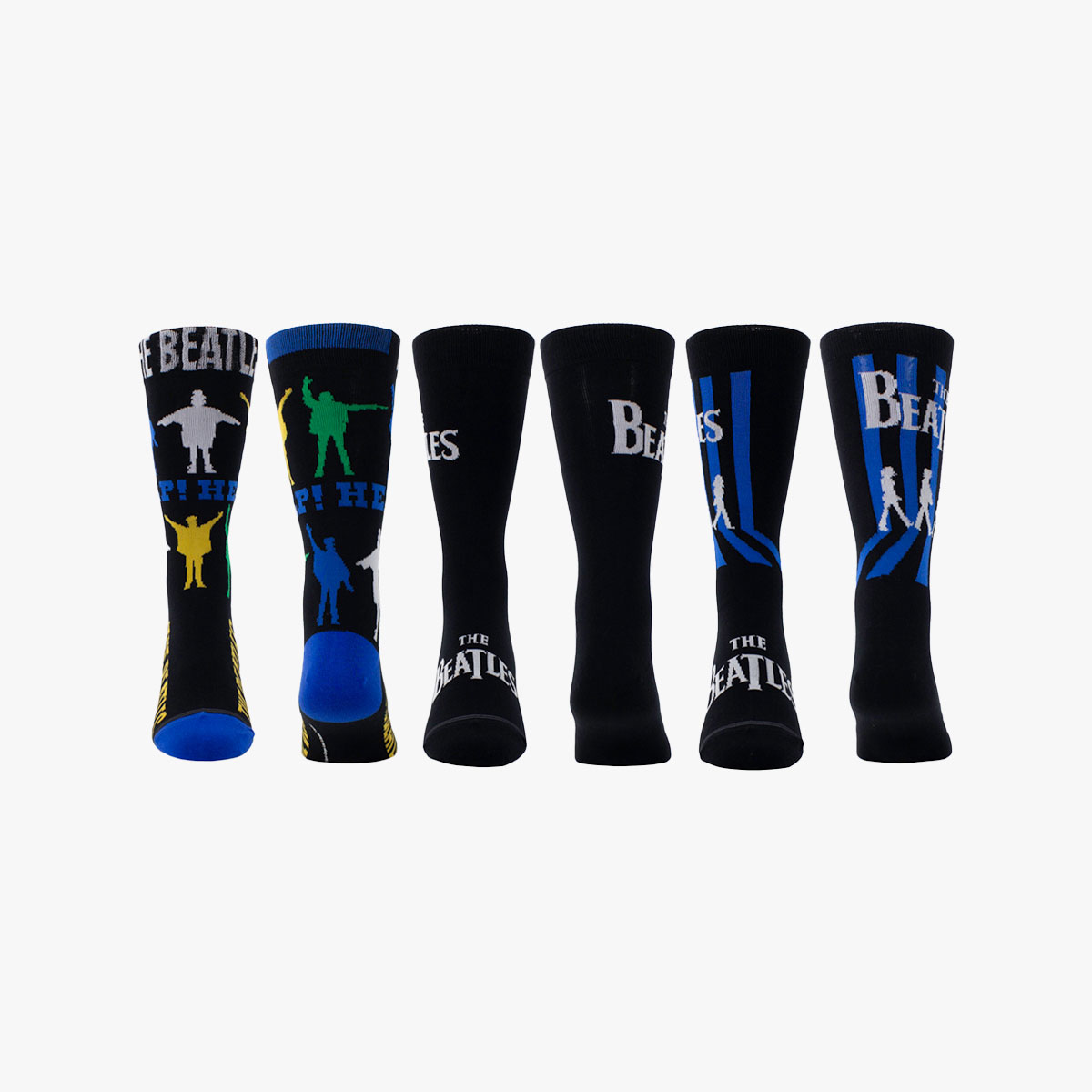 Classic Beatles 3 Pack Crew Socks image number 2