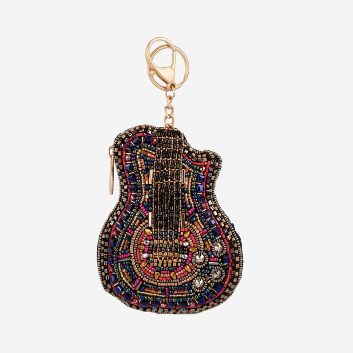 Mary Francis Boho Strings Guitar coin Purse image number 1
