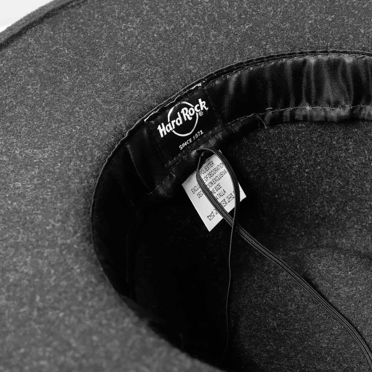Flat Brim Wool Hat in Gray image number 3