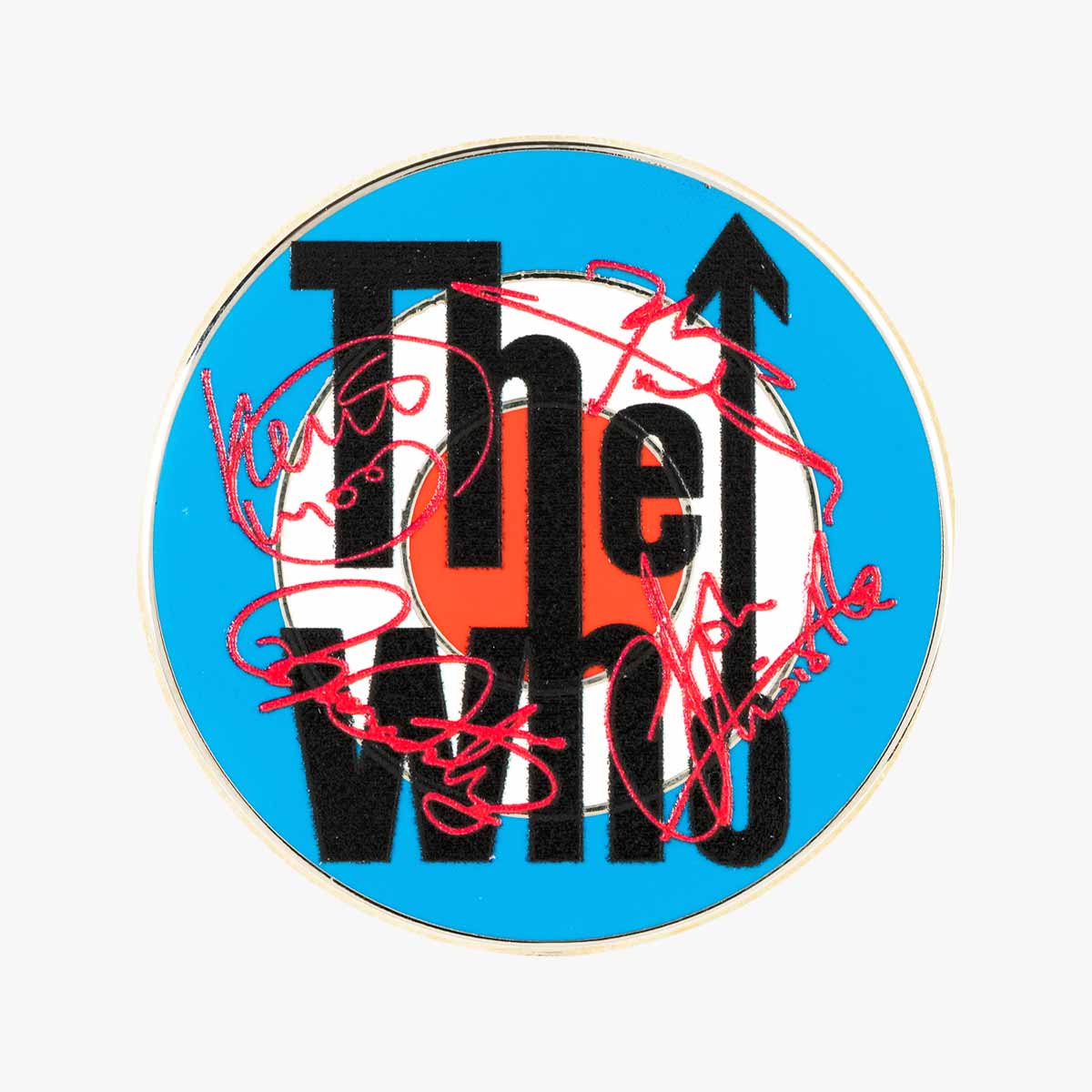 The Who Autographed Pin image number 1