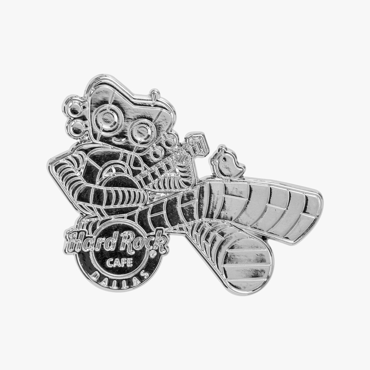 Online Exclusive Dallas Traveling Man Landmark Pin image number 1