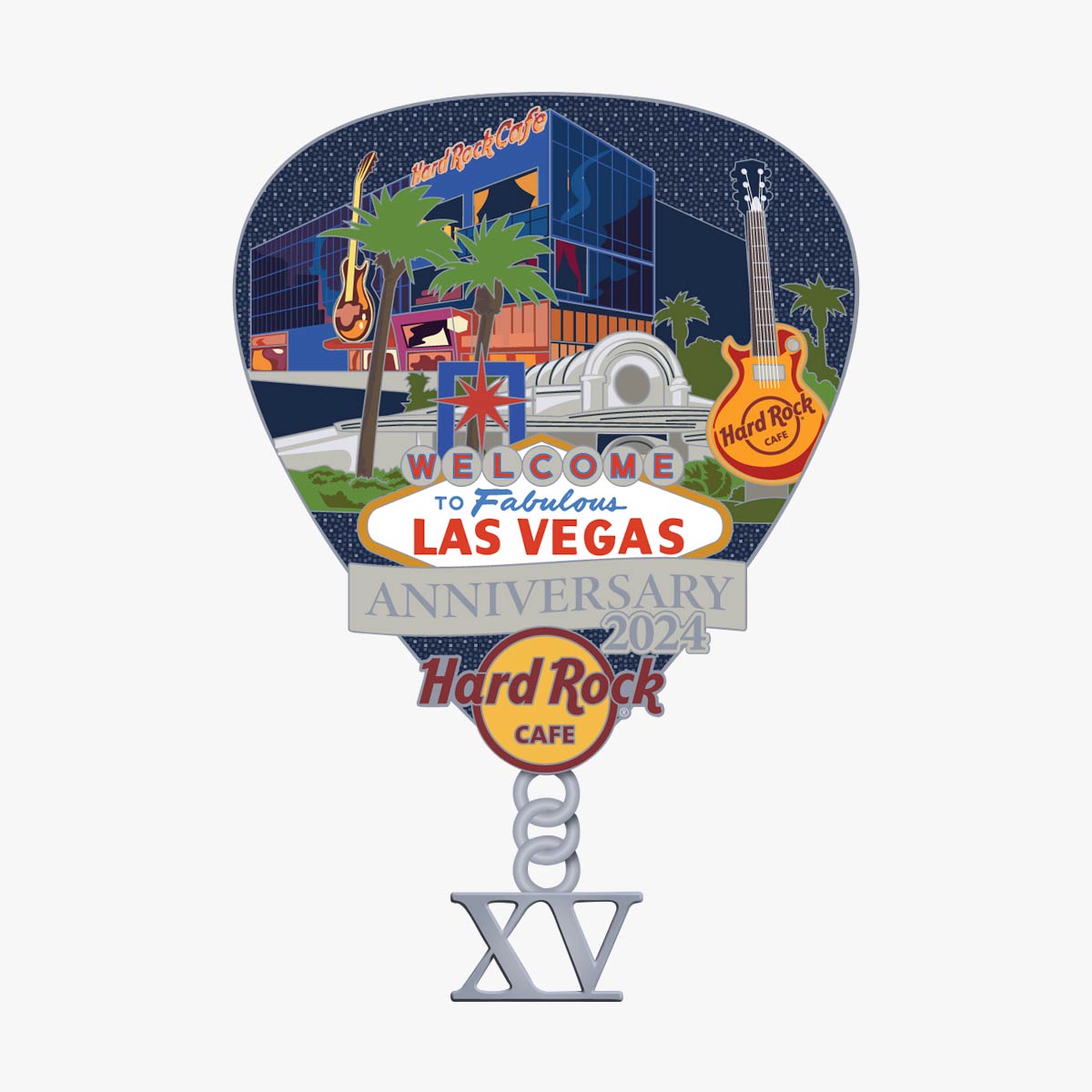 Las Vegas 15 Anniversary Pin image number 1