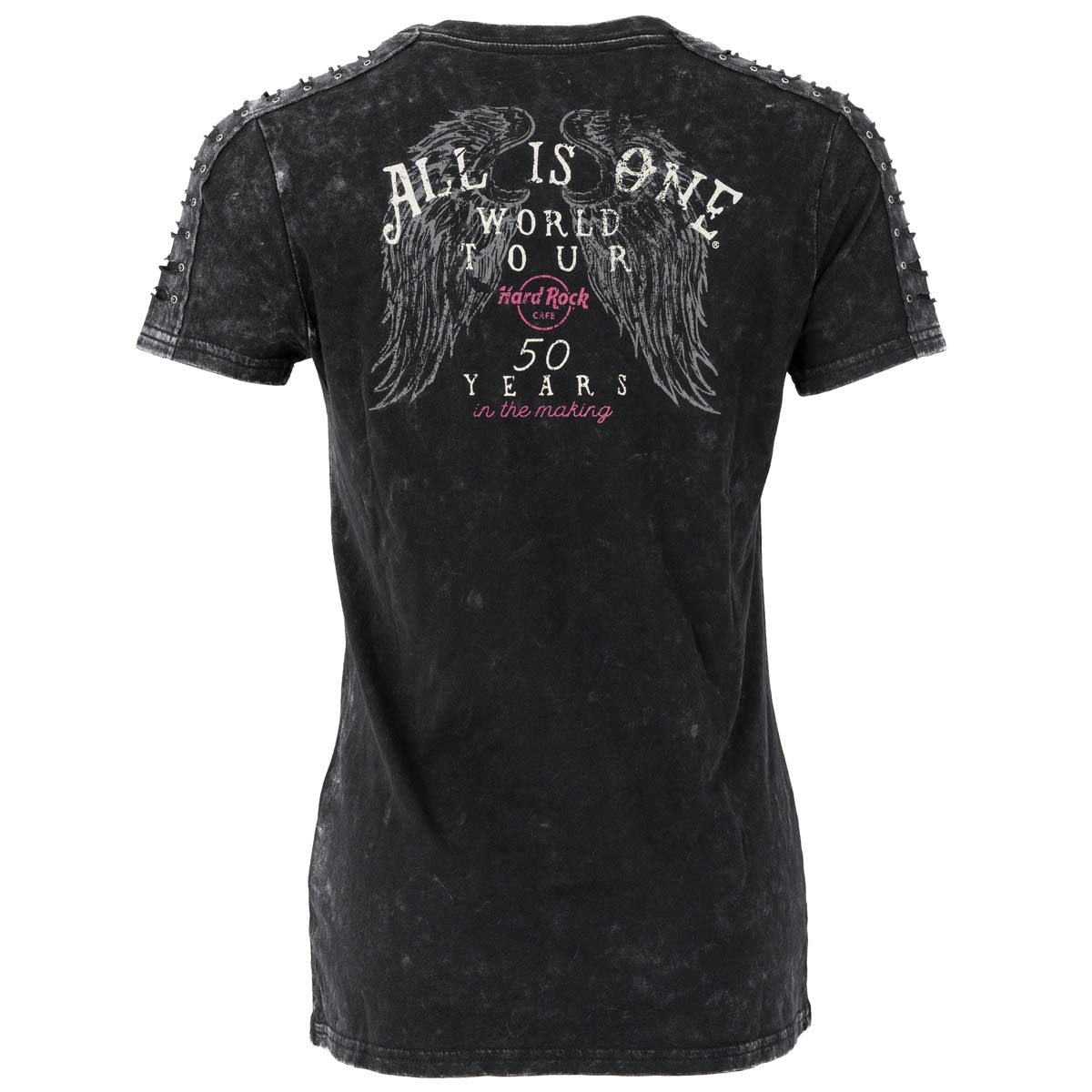 Women's 50th World Tour Studded Sleeve Tee image number 2