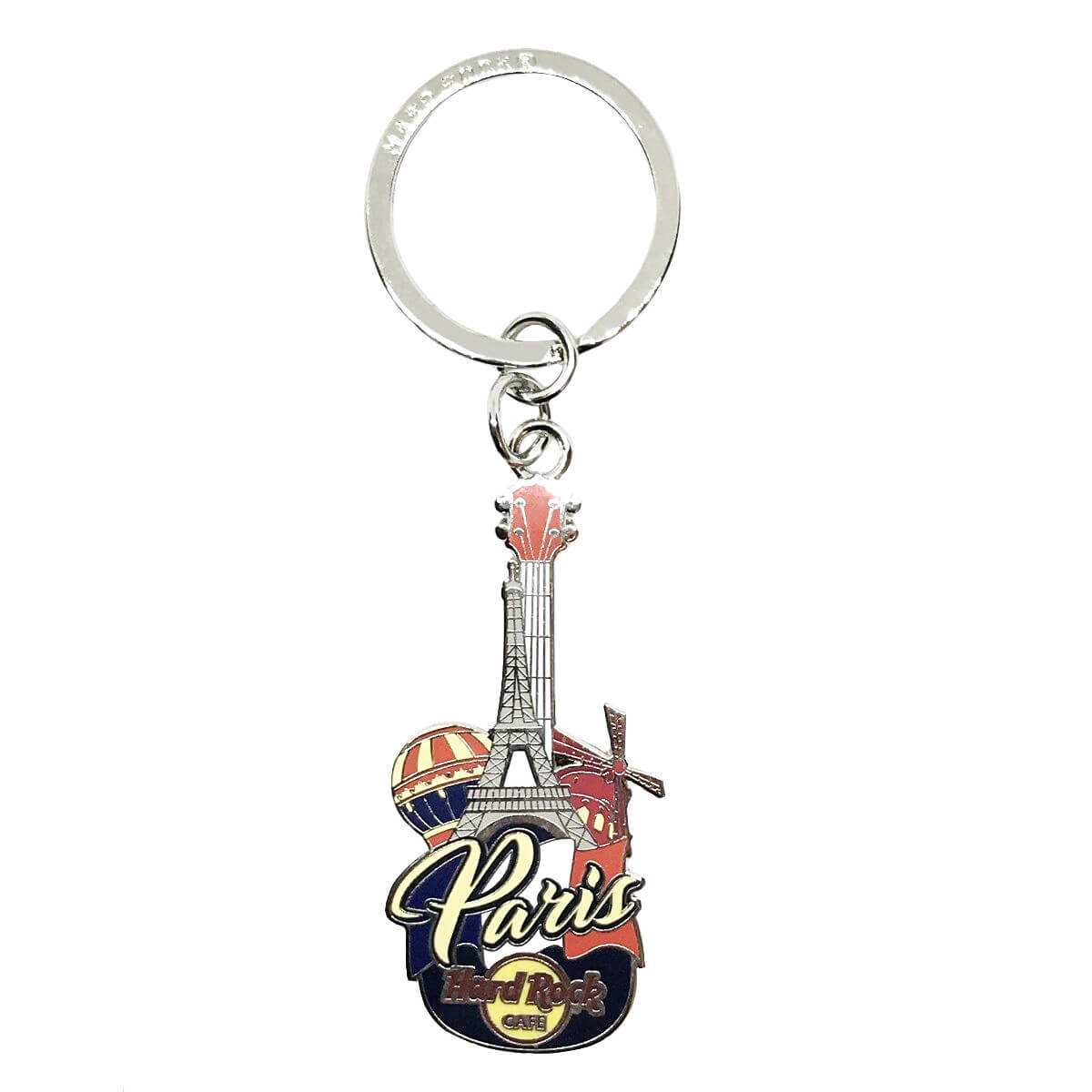 City Icon Guitar Keychain image number 1