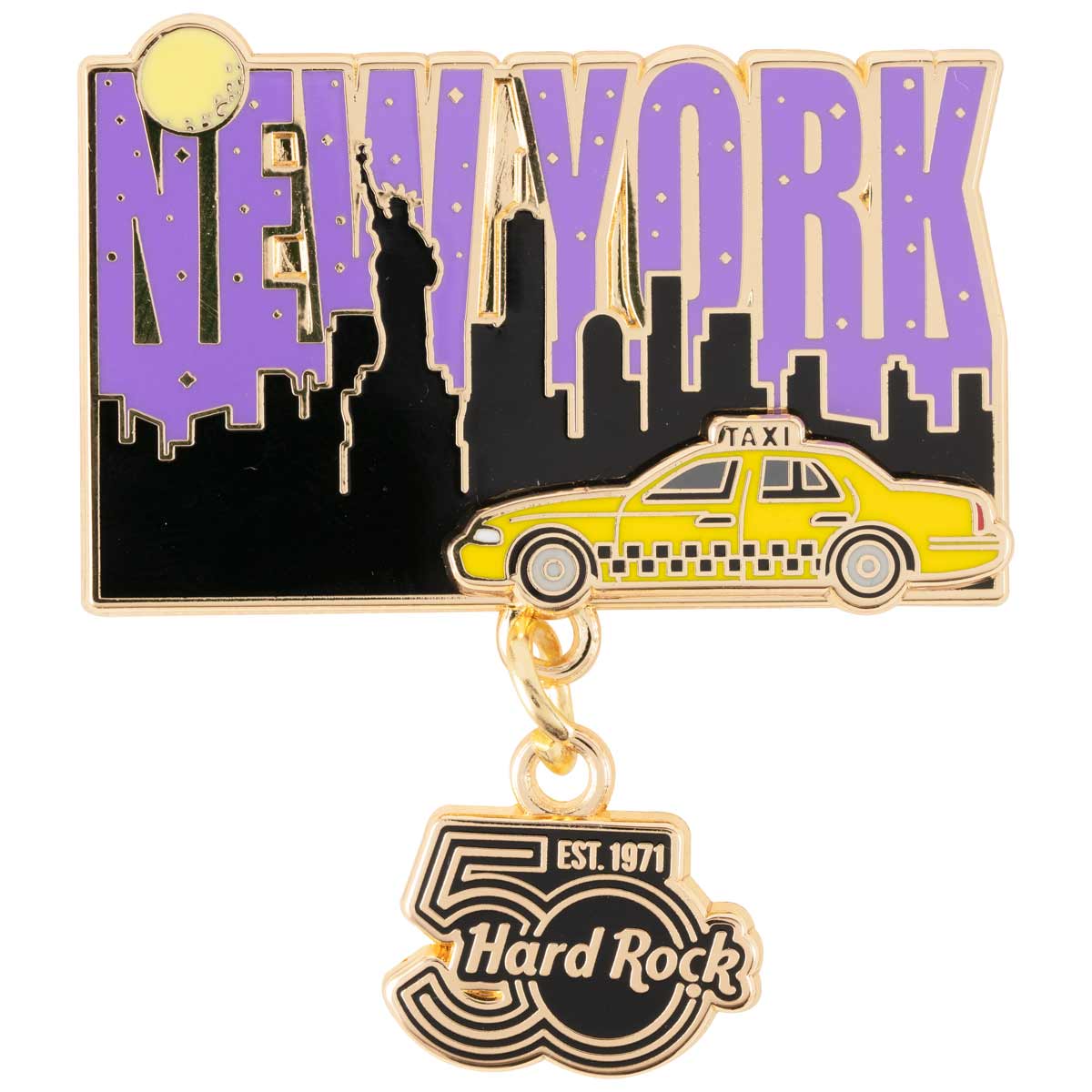 50th Anniversary Core New York Starlit Sky Pin image number 1