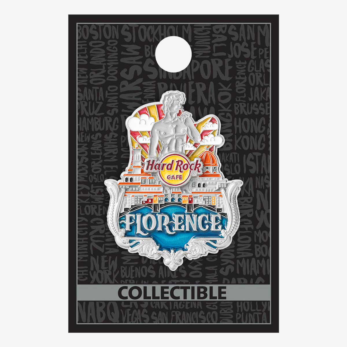 Collectible 3D Core City Guitar Pin image number 2