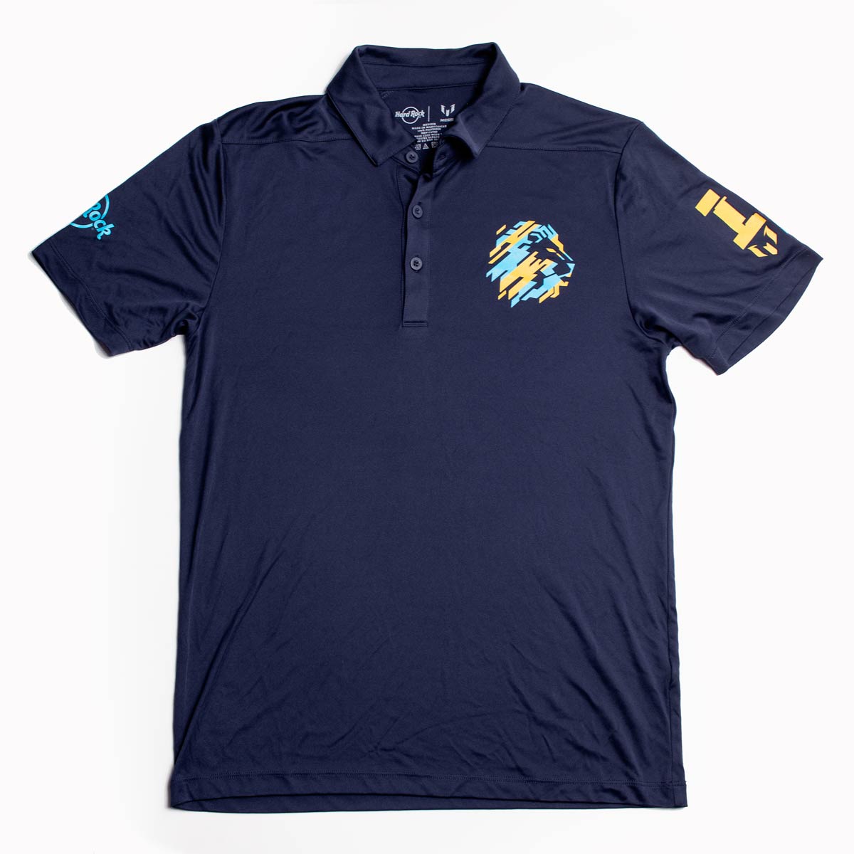 Messi Performance Polo Tee in Navy image number 2