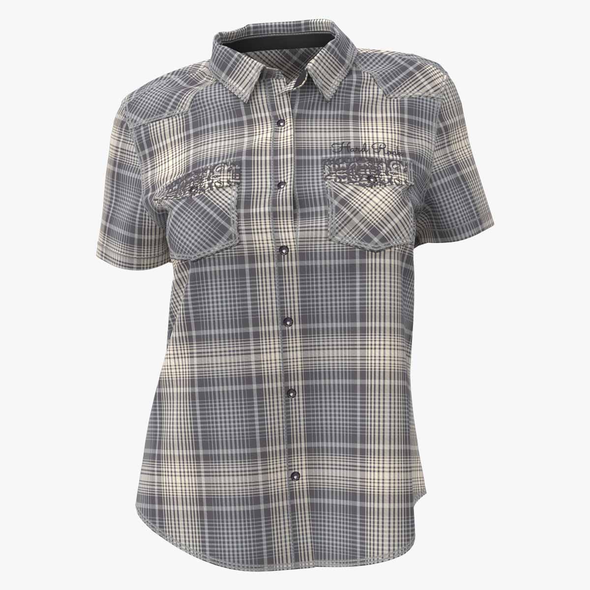 Guitar Company Plaid Shirt with Back Design image number 1