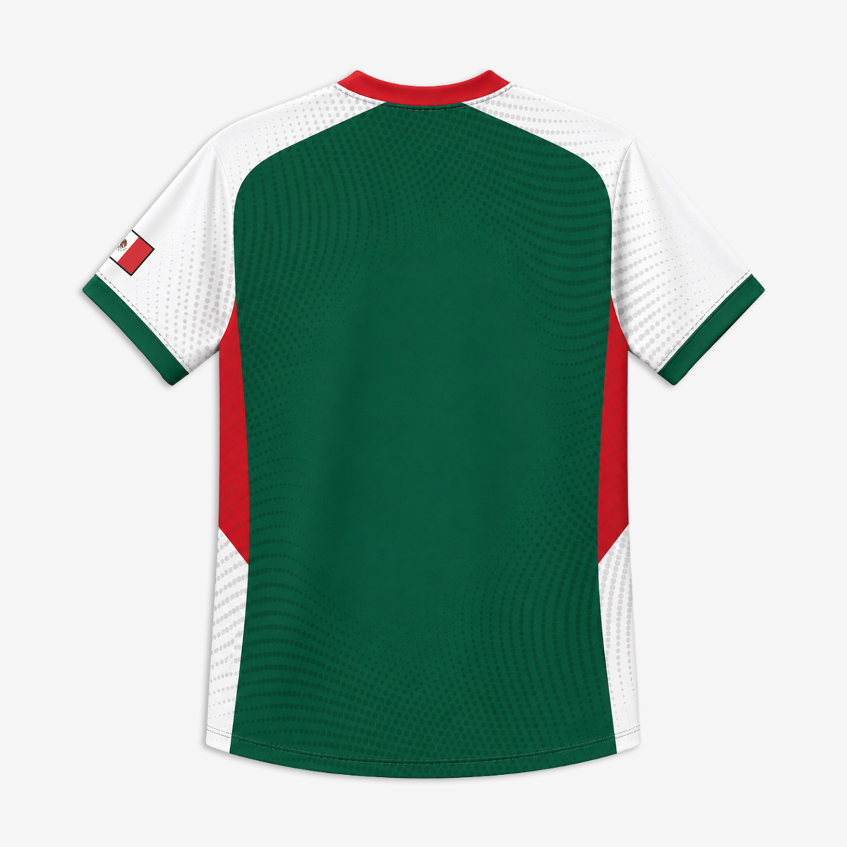Mexico Soccer V-Neck Tee in Green image number 3
