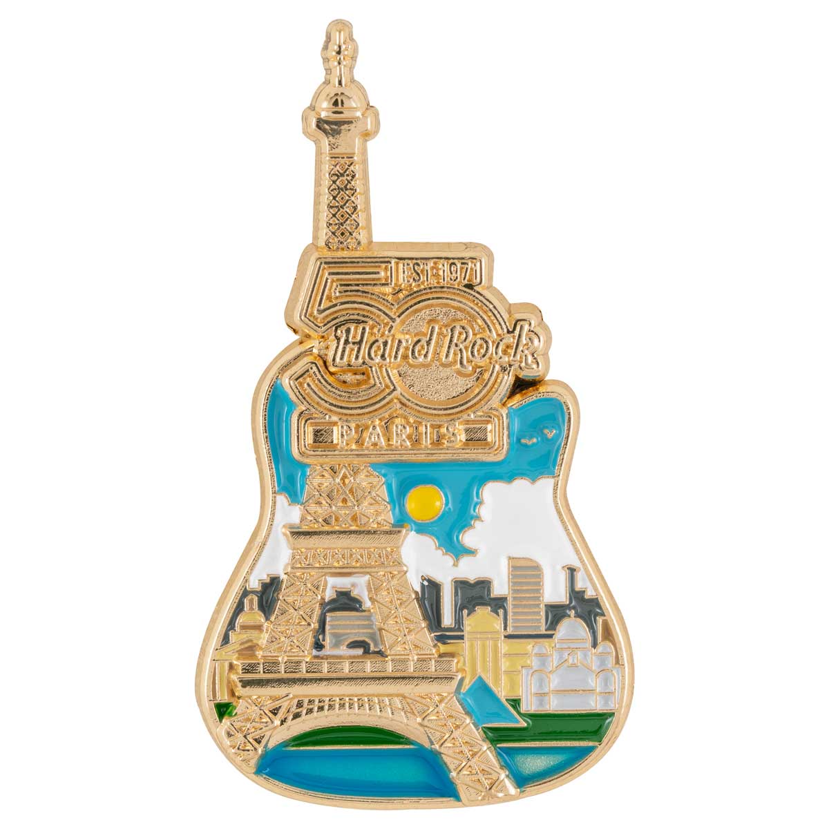 50th Anniversary Core Paris Eiffel Tower Pin image number 2