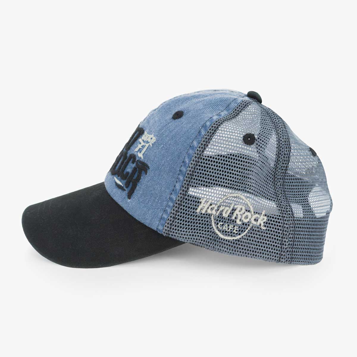 Hard Rock Pigment Washed Hat in Slate Blue Grey image number 2