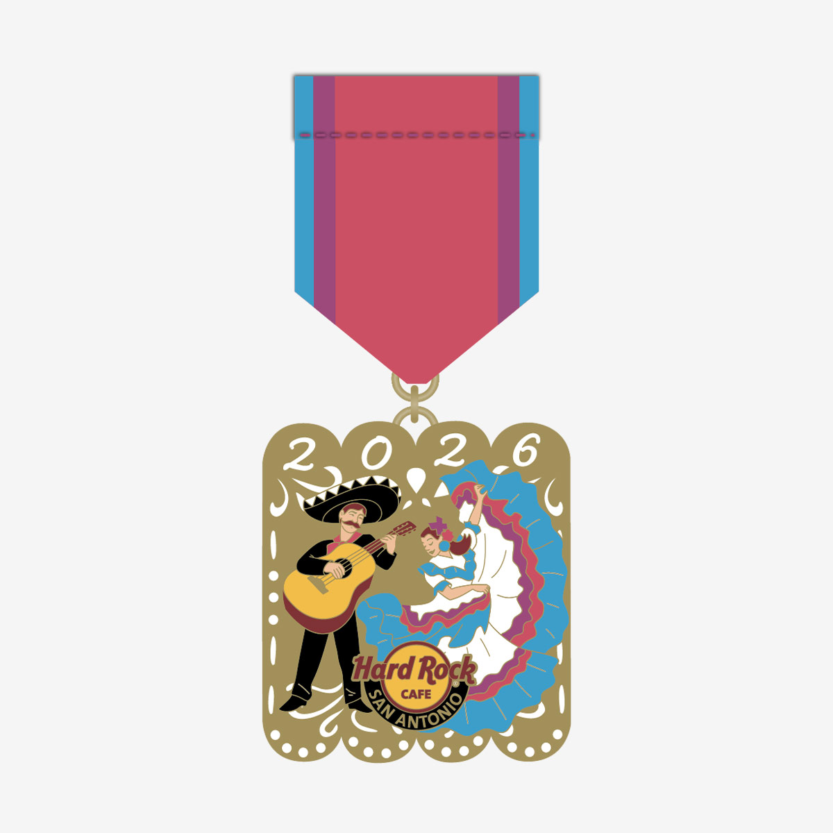 Limited Edition San Antonio 2026 Medal Pin image number 1