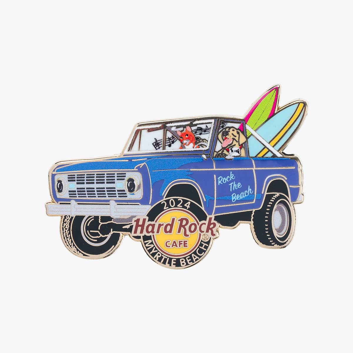 Limited Edition Myrtle Beach Pin Rock The Beach 24 image number 1
