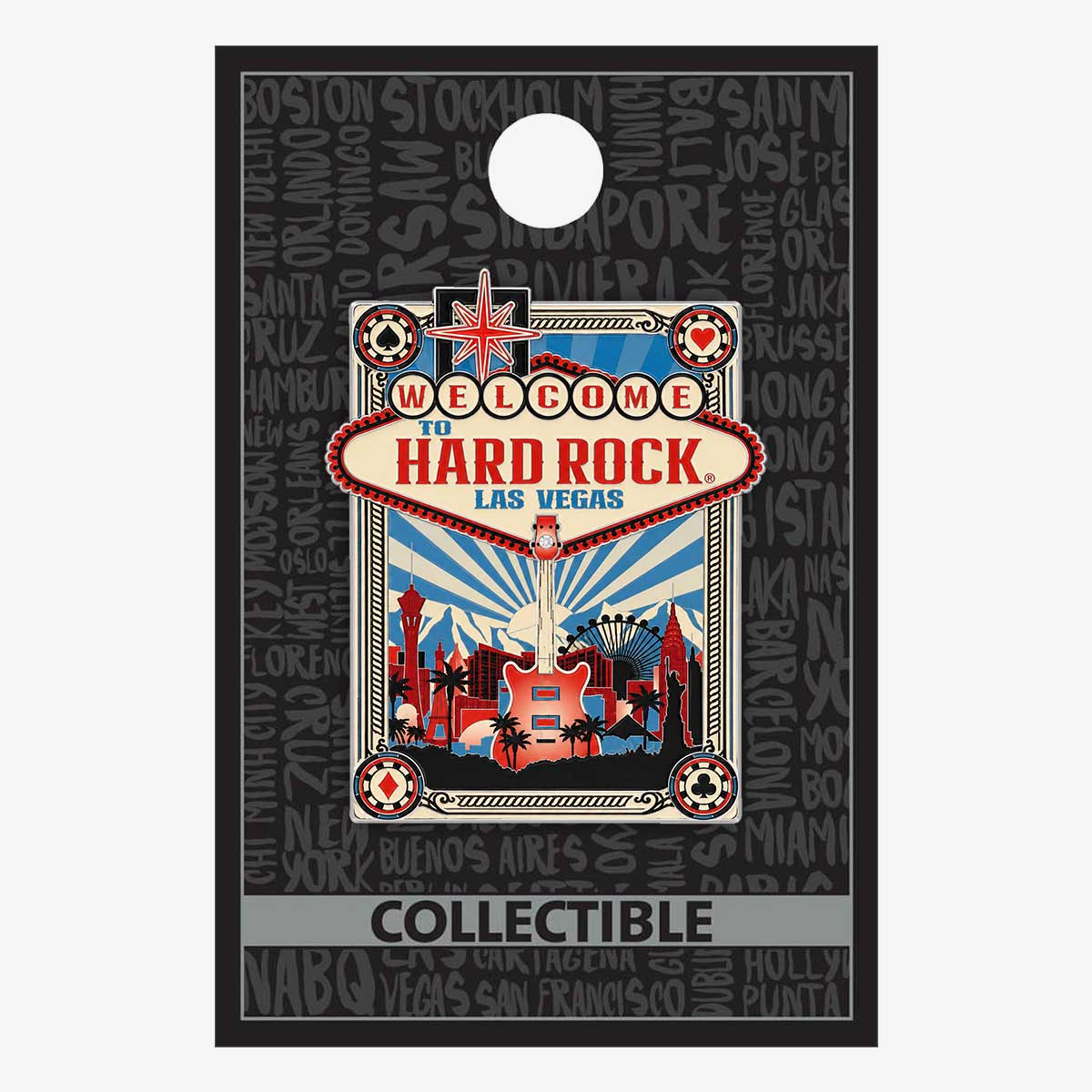 Collectible Las Vegas Skyline Burst Pin image number 2