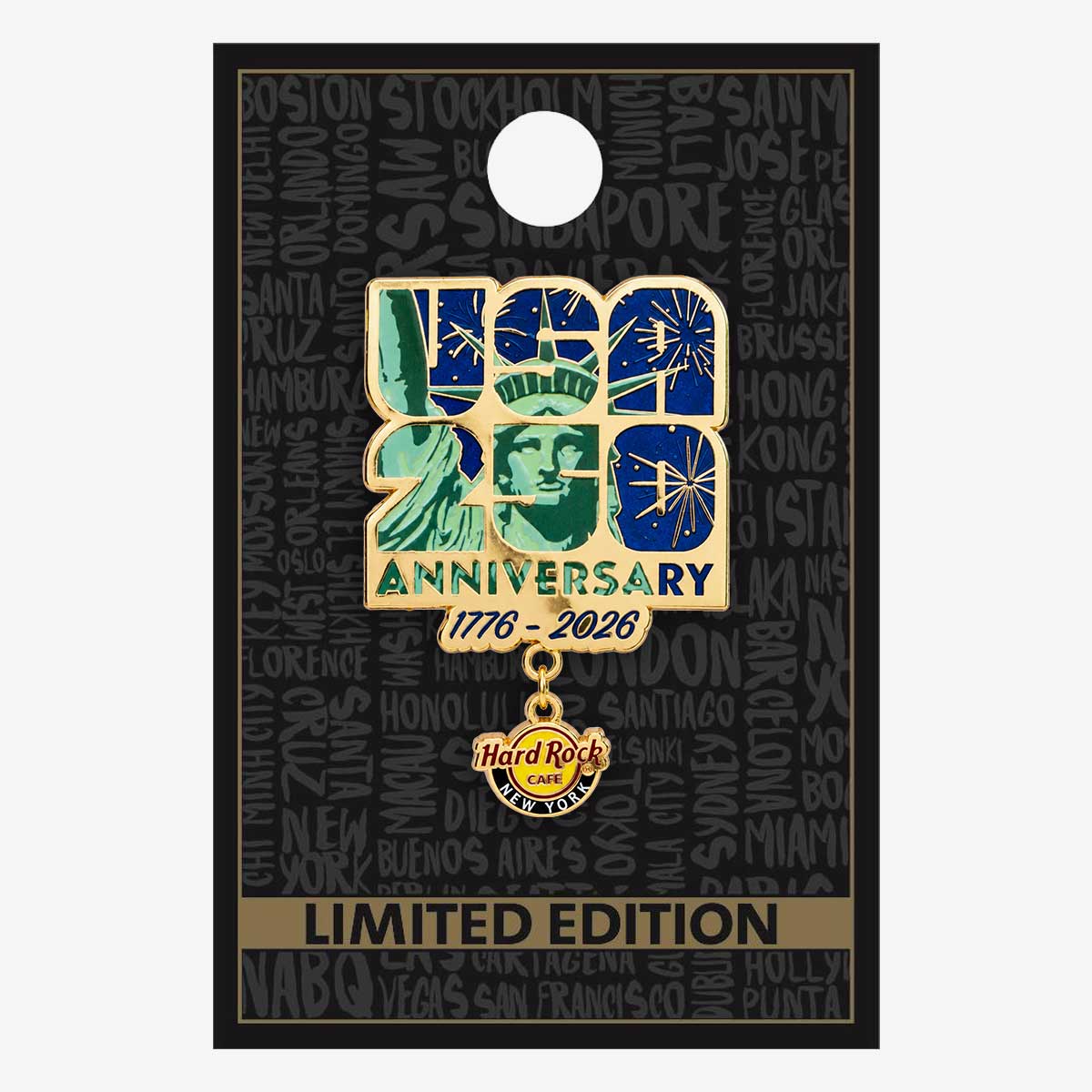 Limited Edition America 250th Anniversary Statue of Liberty Pin image number 2
