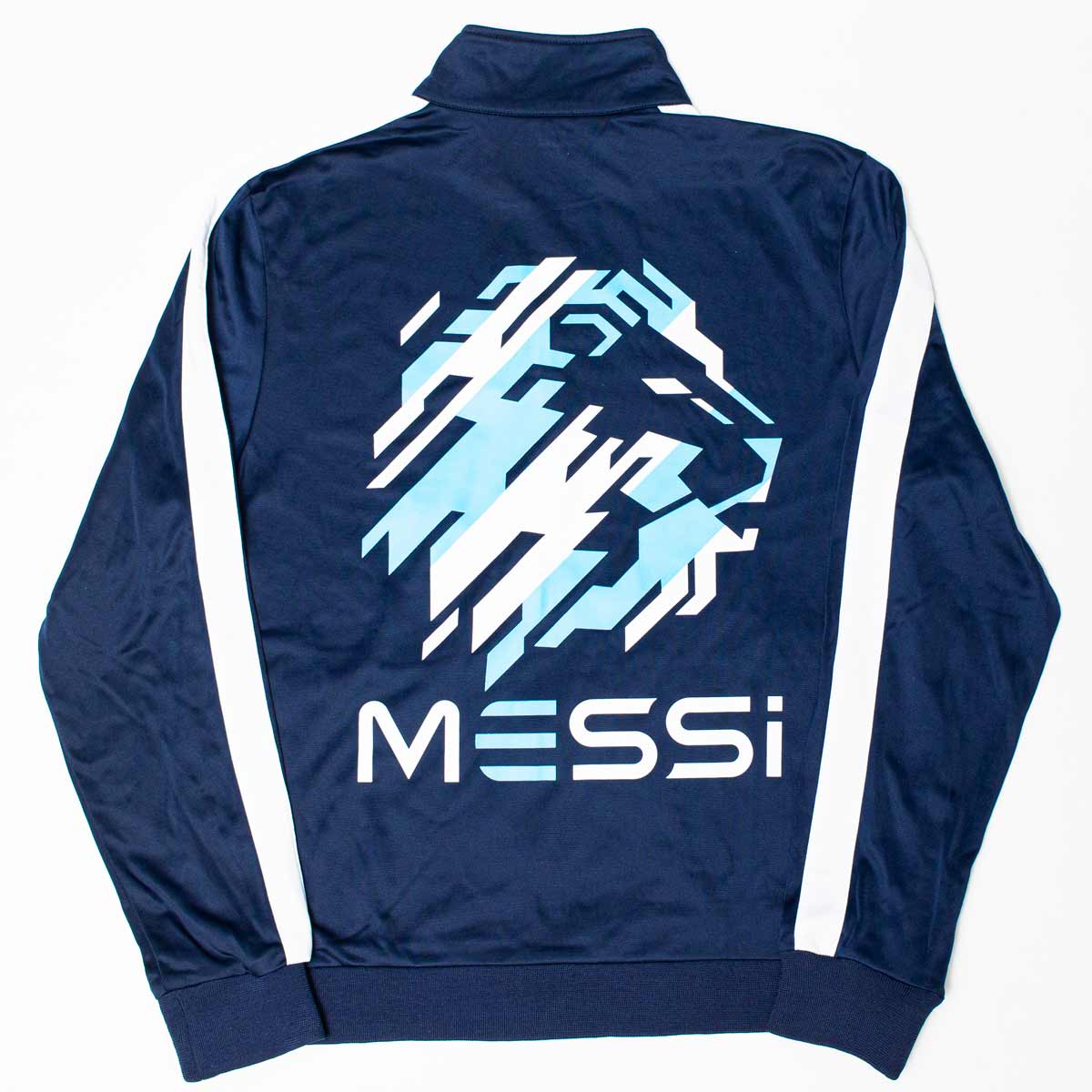 Messi Zip Up Jacket in Navy and White image number 2