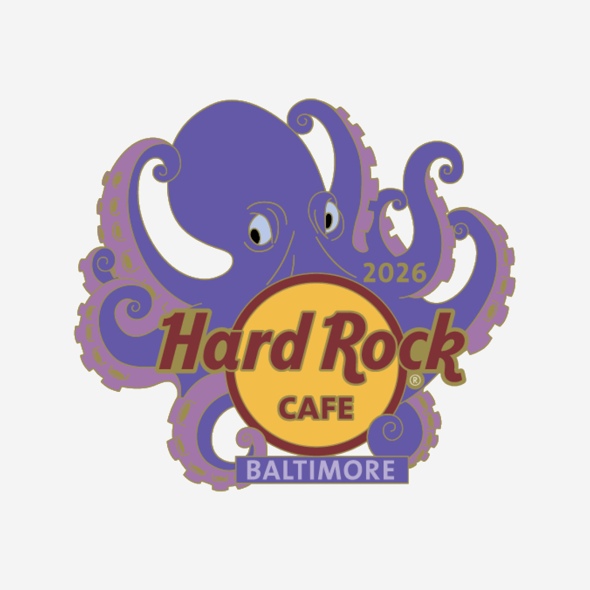 Collectible Baltimore Octopus 2026 Pin image number 1