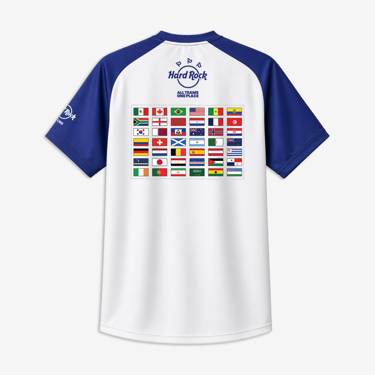 Soccer Logo Flags Tee in White image number 3