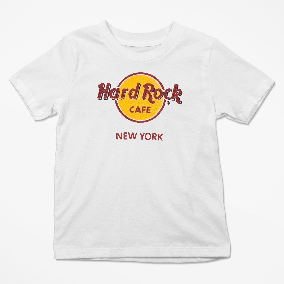 Hard Rock Youth Unisex Shortsleeve Cotton Jersey Tee with Chenille Chain Logo image number 2