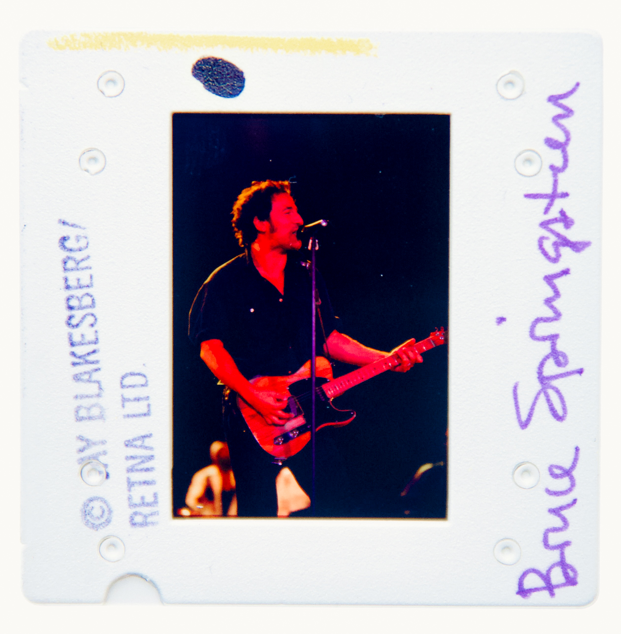 Bruce Springsteen Boxed Original 35MM Photograph in Acrylic Case image number 1