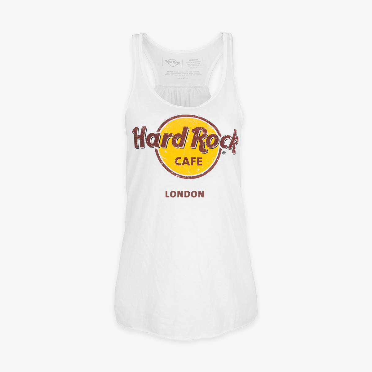 Women's Classic Logo White Tank image number 1