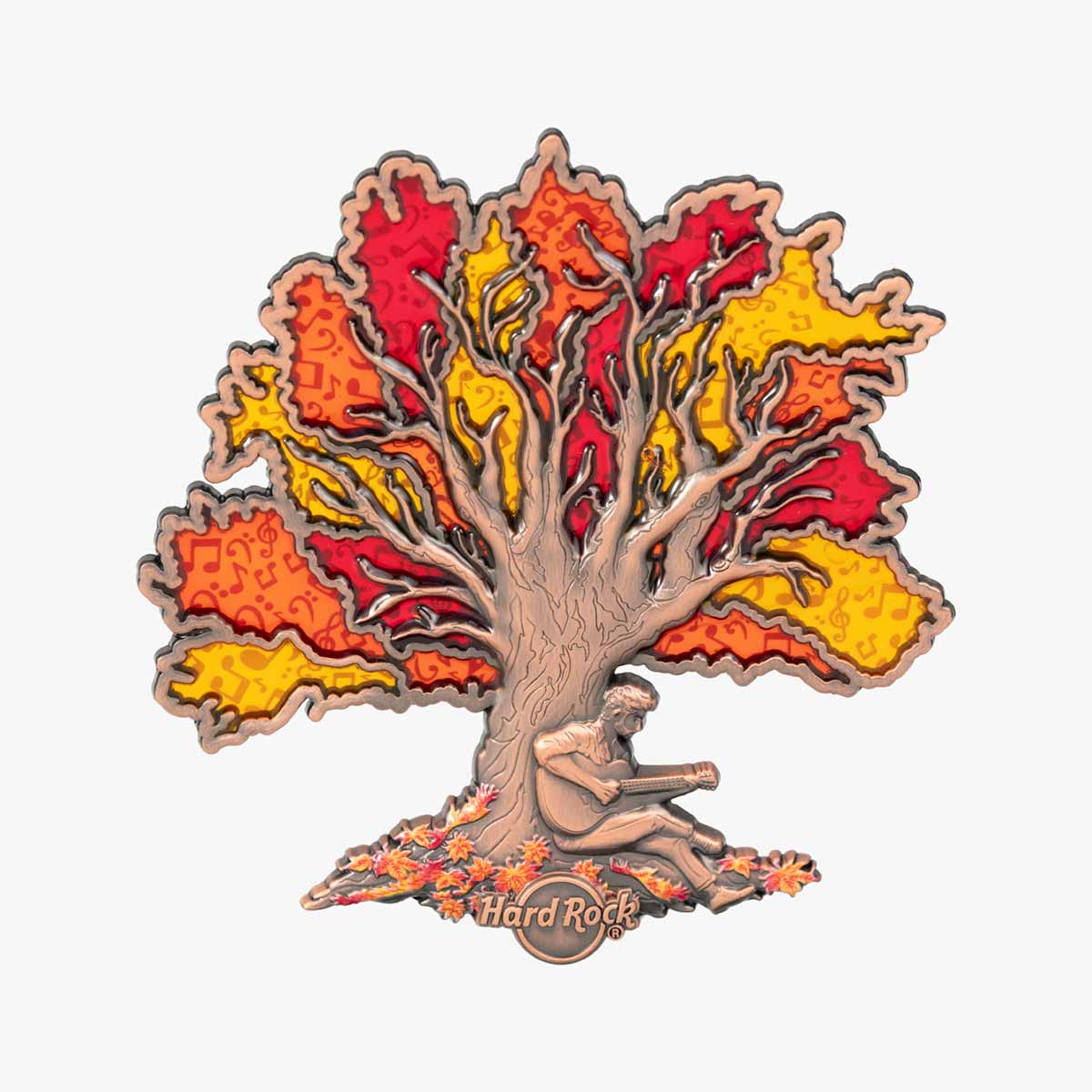 3D Jumbo Autumn Music Tree Pin image number 1