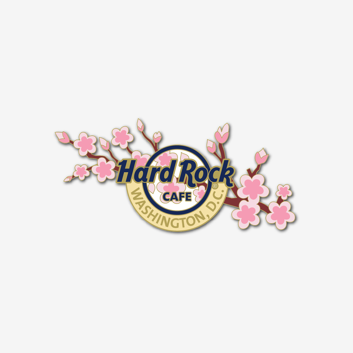 Limited Edition Washington D.C. Cherry Blossom Logo Pin image number 1