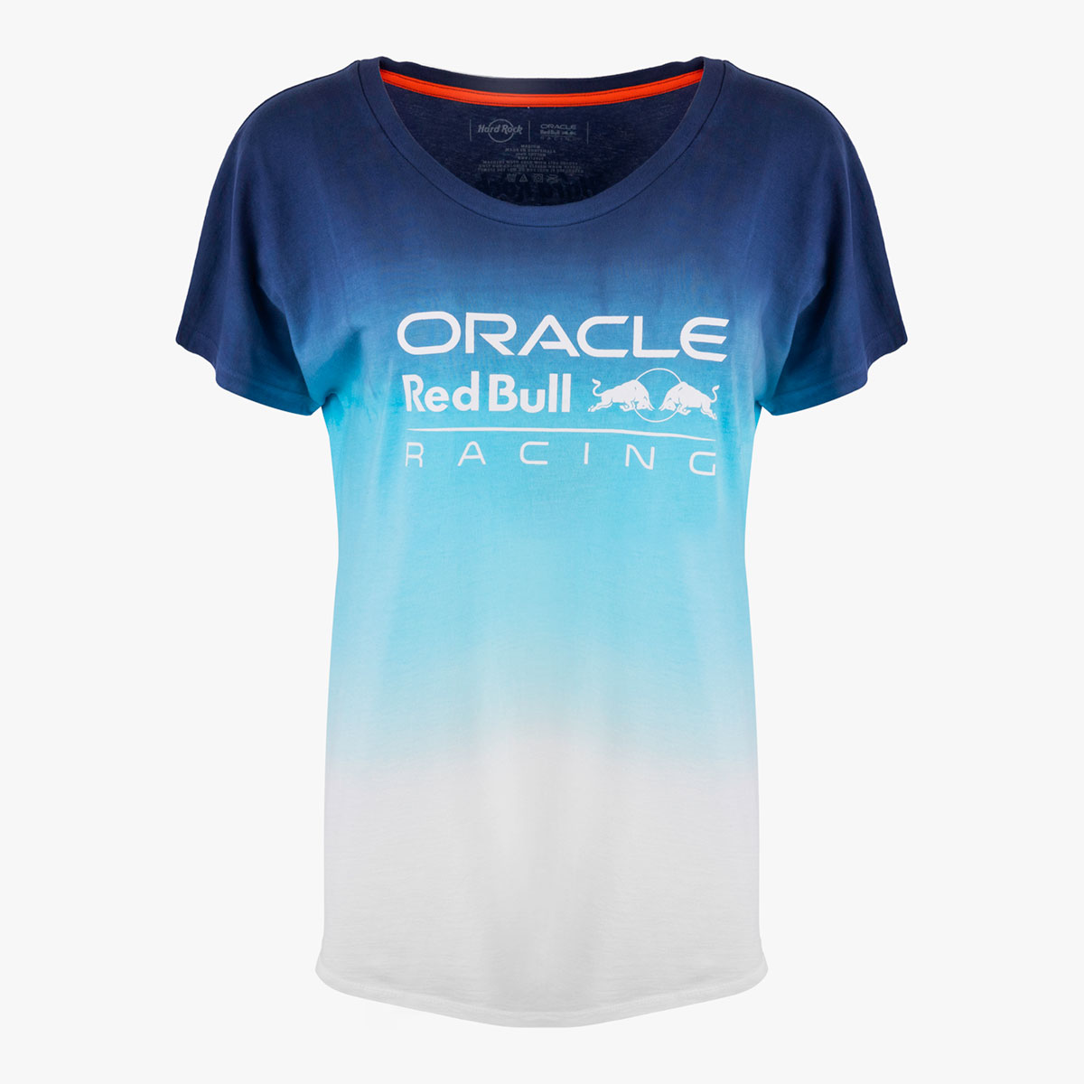 Oracle Red Bull Slim Fit Tee with Blue Ombre Gradient image number 1