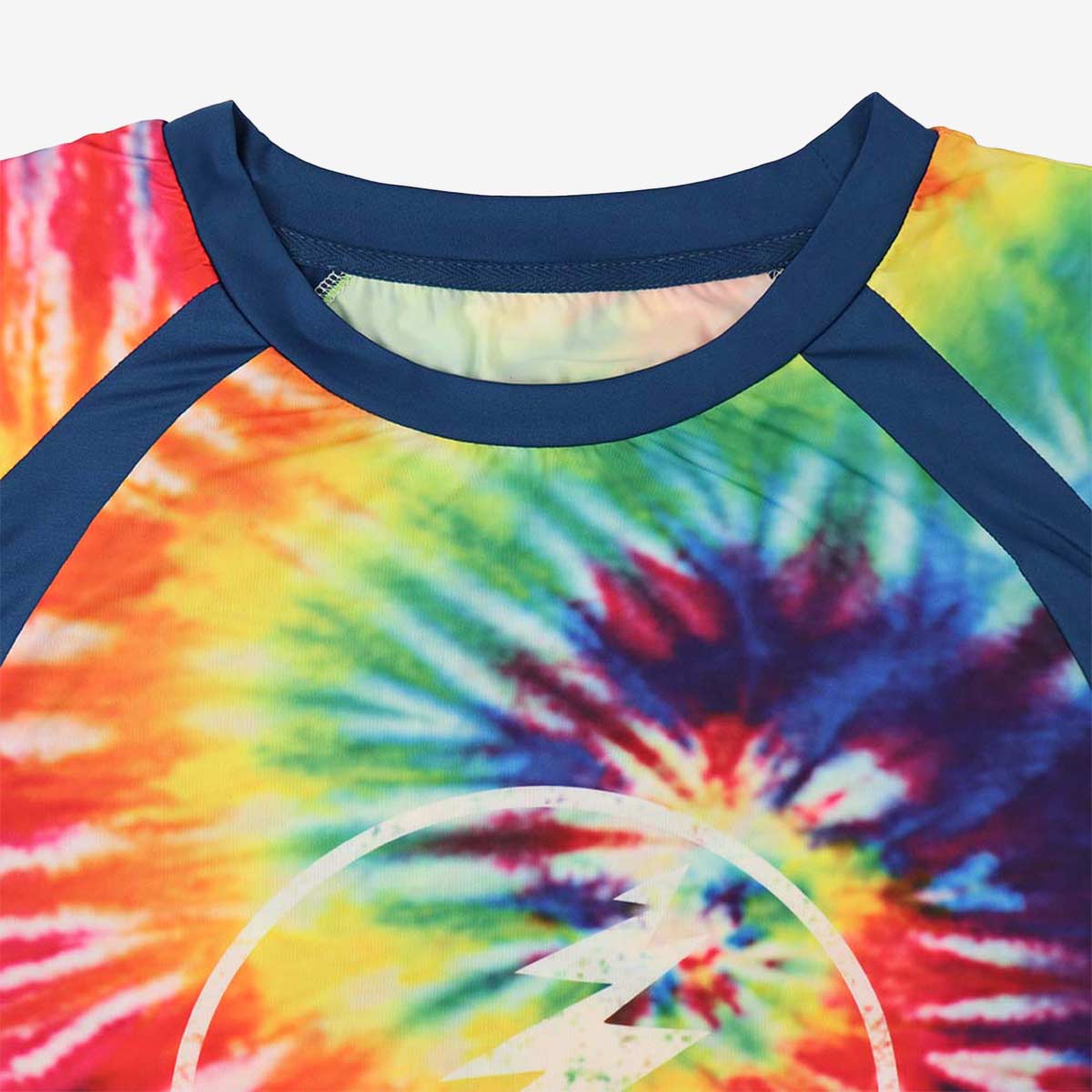 Grateful Dead Stealie UPF50 Long Sleeve Swim Shirt in Tie Dye image number 4