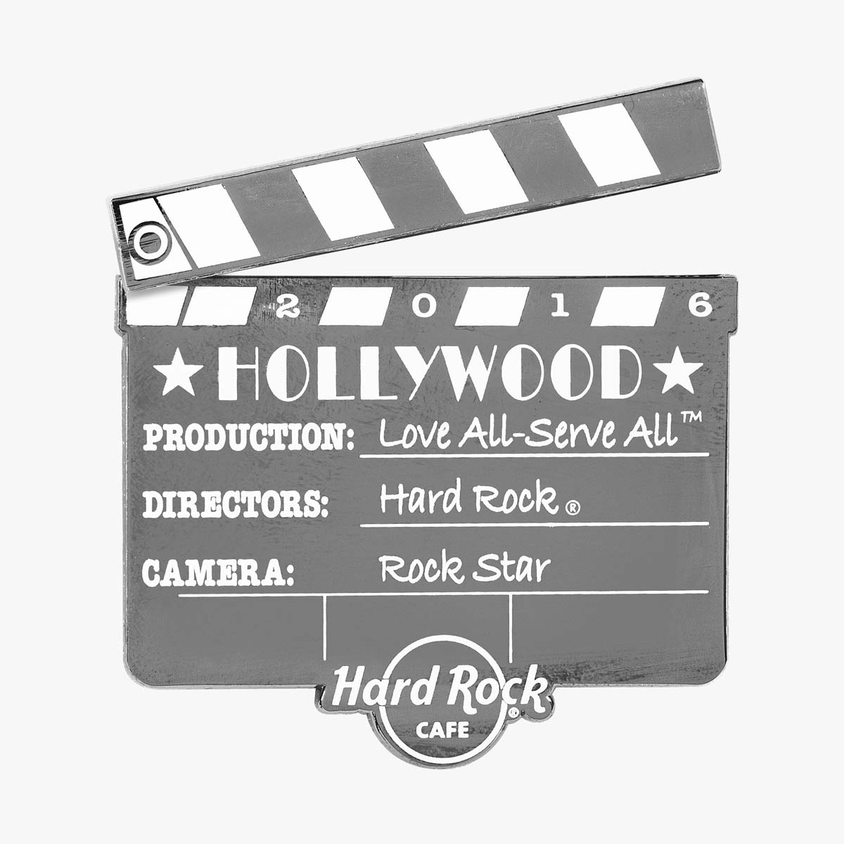 Hollywood Clapboard Pin image number 1