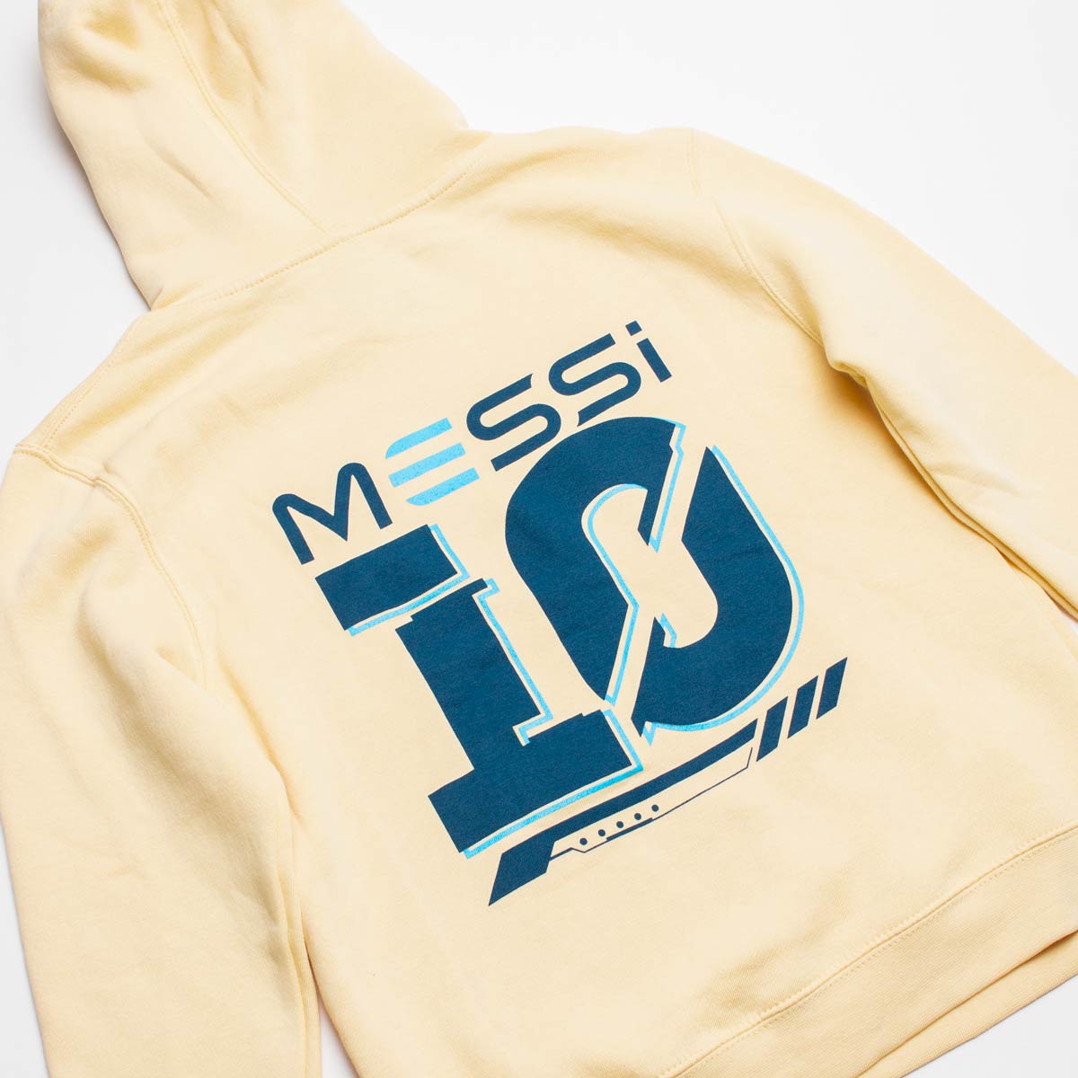 Messi Youth Fit Light Yellow Hoodie image number 4